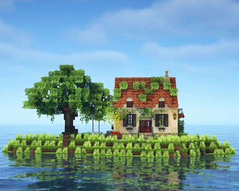我的世界中如何建造海边景观？