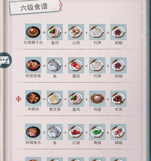 江湖悠悠食谱——游戏中的美食探索（探寻游戏中的美食文化）